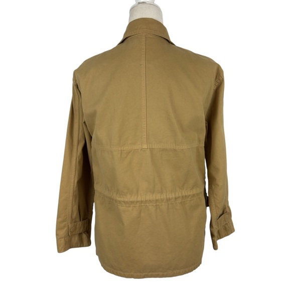 Madewell Prospect Jacket Utility Canvas Full Zip in Dark Sahara Neutral Size XXS - Picture 10 of 16